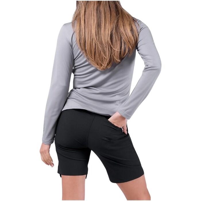 2024 Zhik Frauen Stretch Fast Dry Deck Shorts SRT-0275 - Anthracite